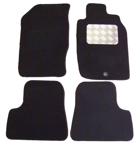 peugeot 206 tailored car mat set deluxe alumin